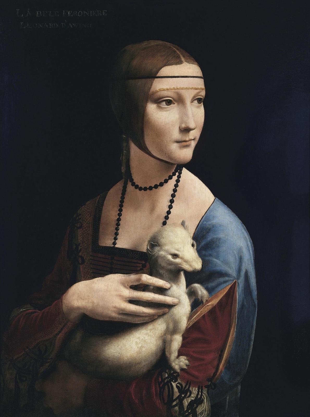 La Belle Ferronniere Leonardo Da Vinci Wall Art