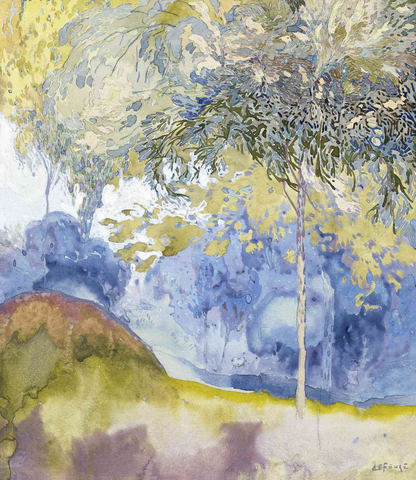 Abstract Landscape Tree Wall Art Wall Art
