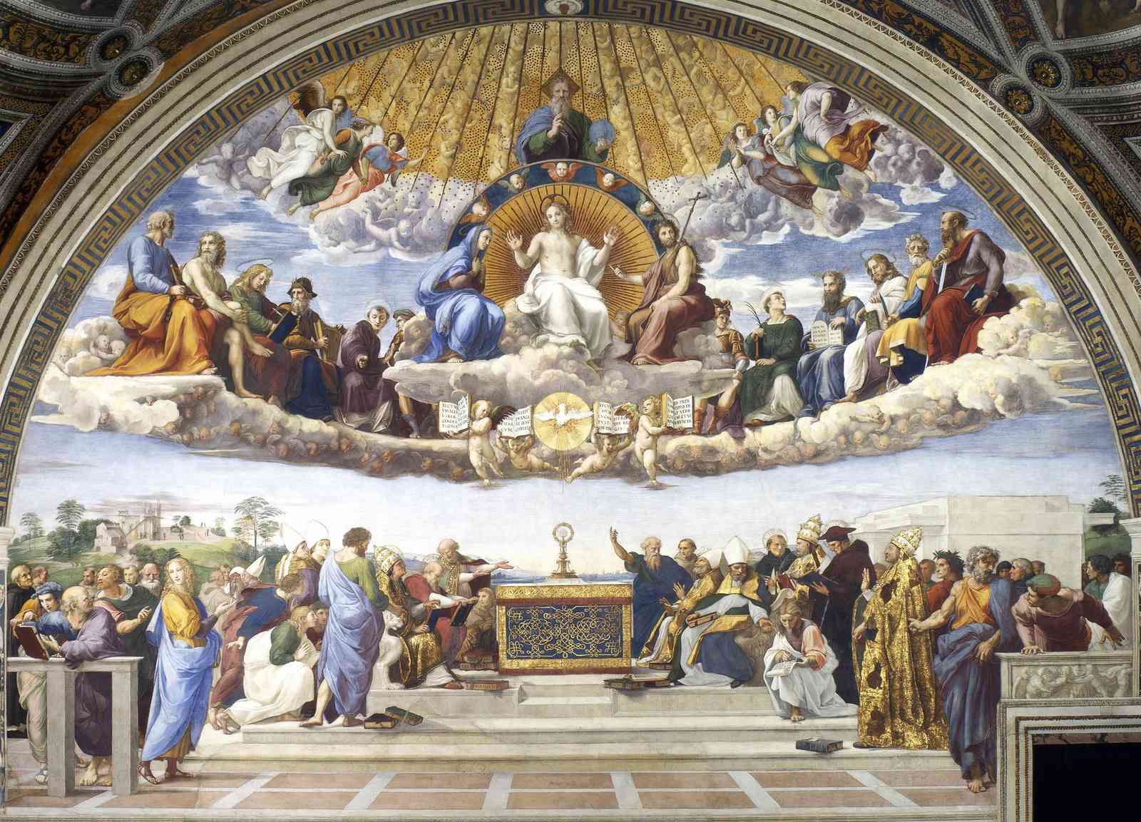 The Disputation of the Holy Sacrament Wall Art