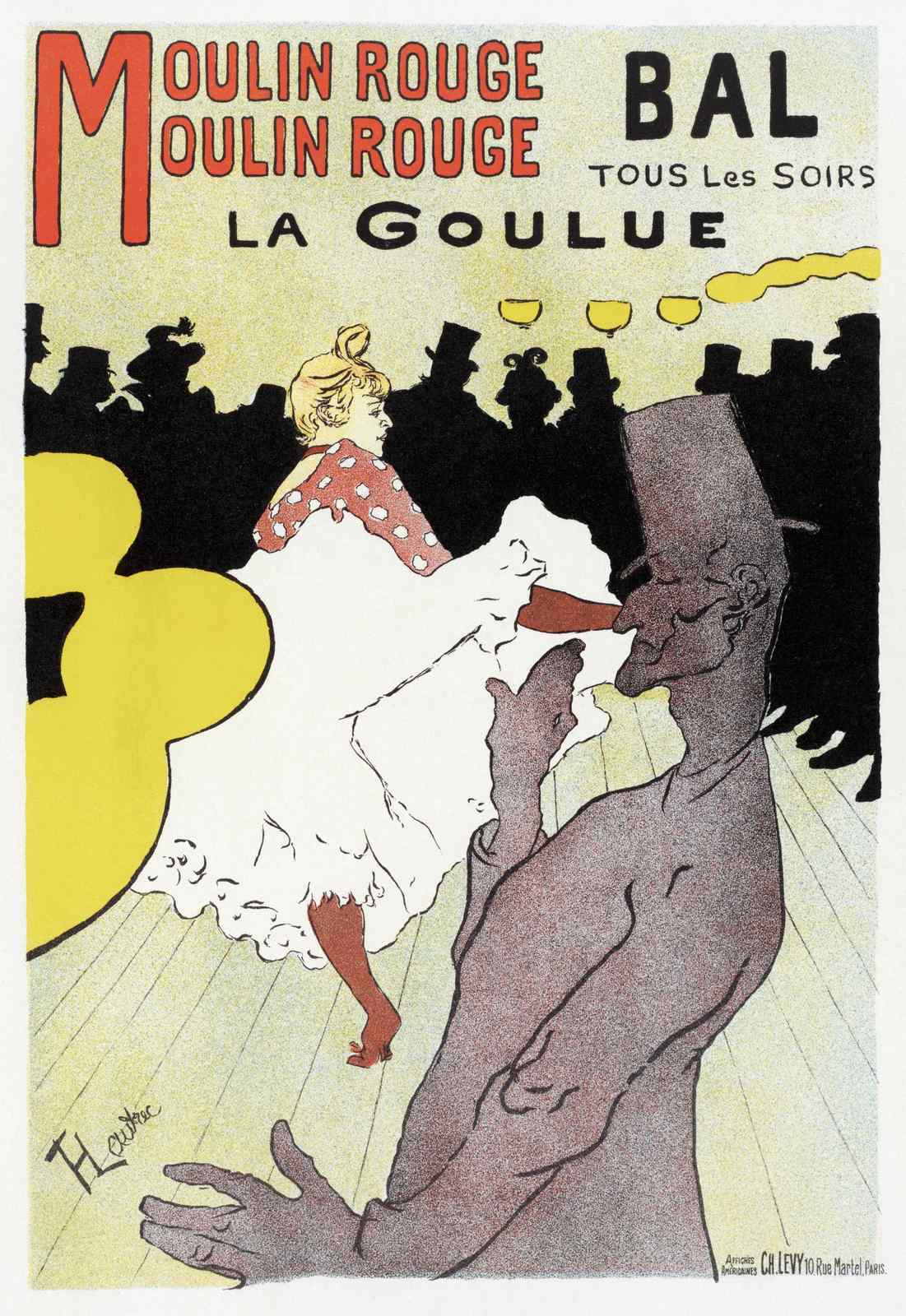 Moulin Rouge La Goulue Vintage Poster Wall Art