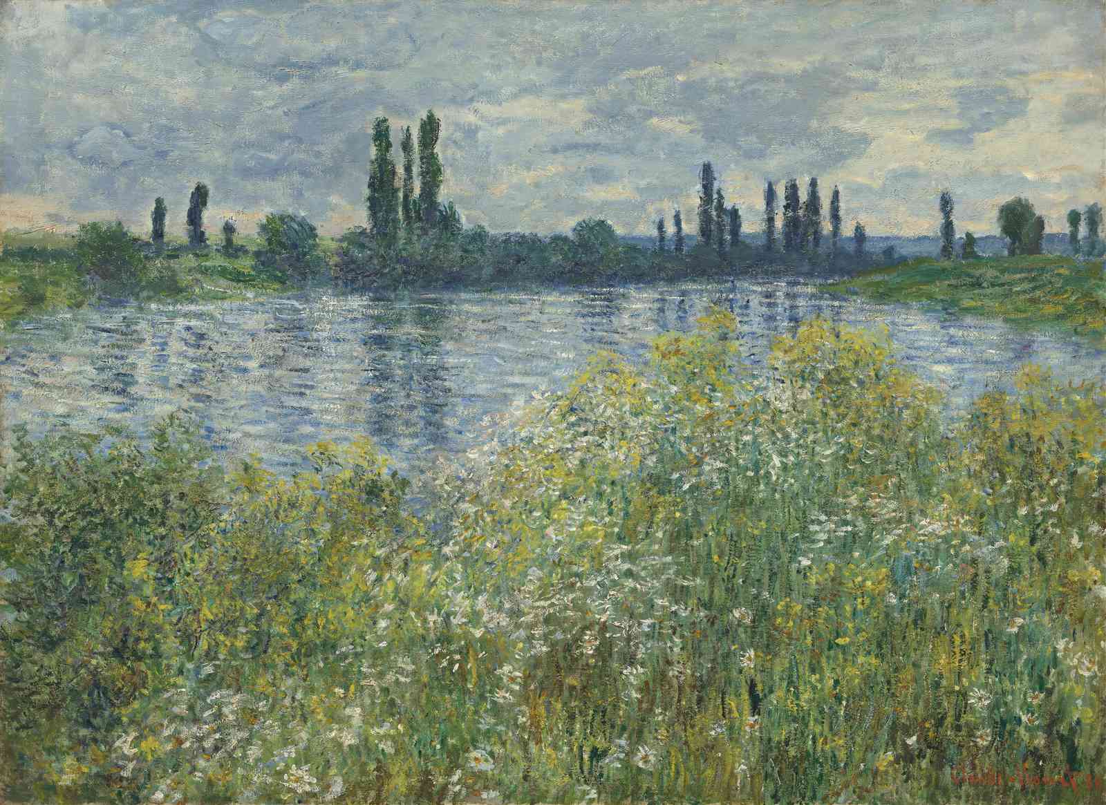 Impressionist River Landscape Wall Art Wall Art