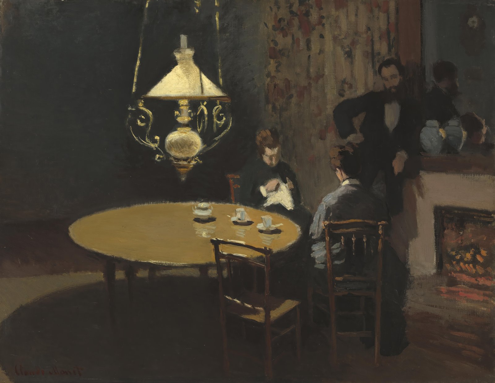 Evening Gathering Classic Art Wall Art