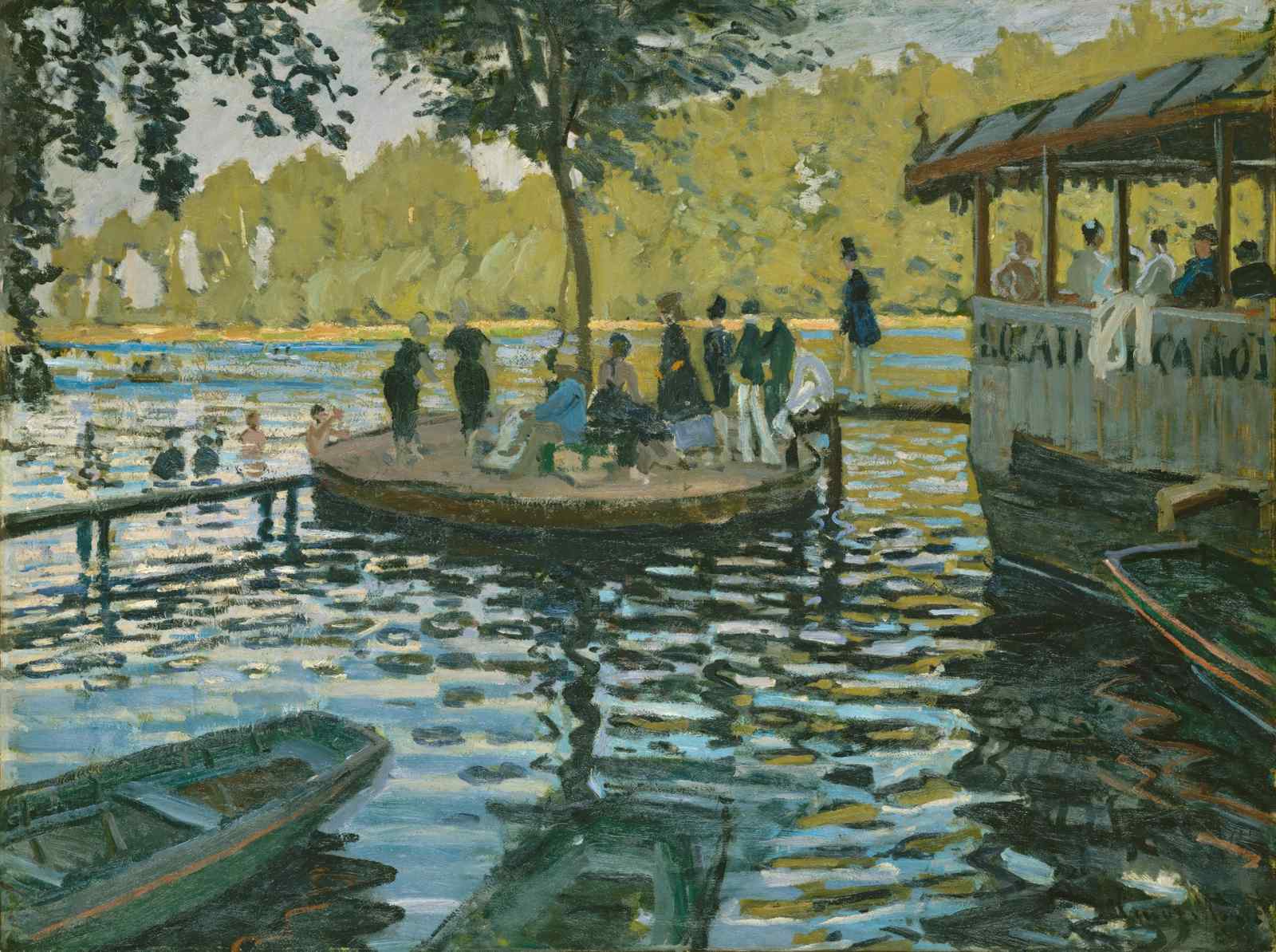 Impressionist River Scene Wall Art