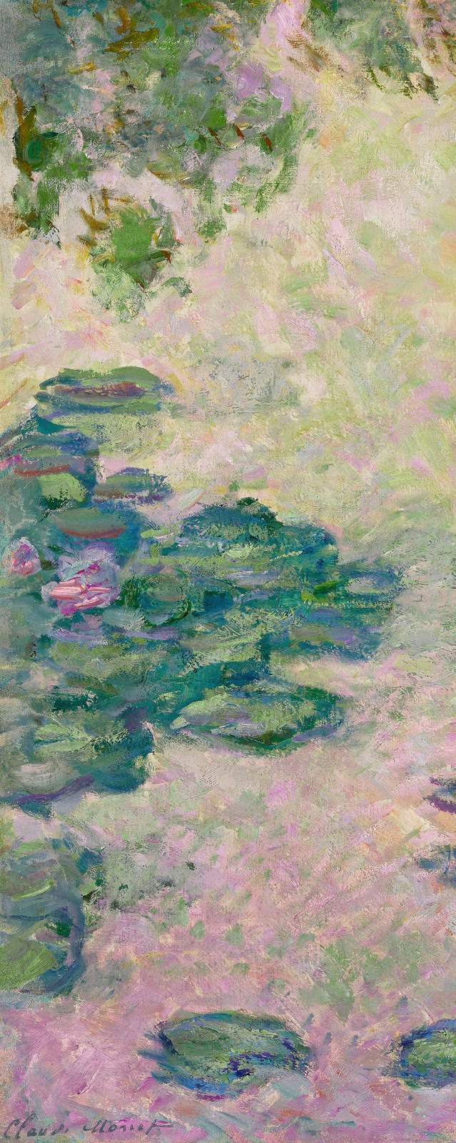 Serene Water Lilies Impressionist Wall Art