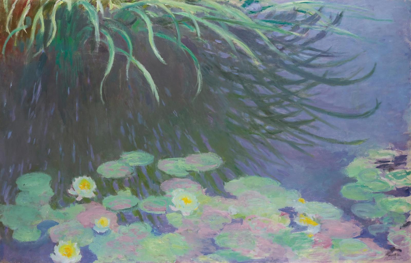 Serene Water Lilies Impressionist Wall Art