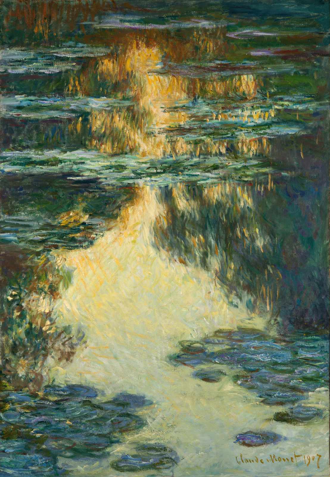 Monet Water Lilies Impressionist Wall Art