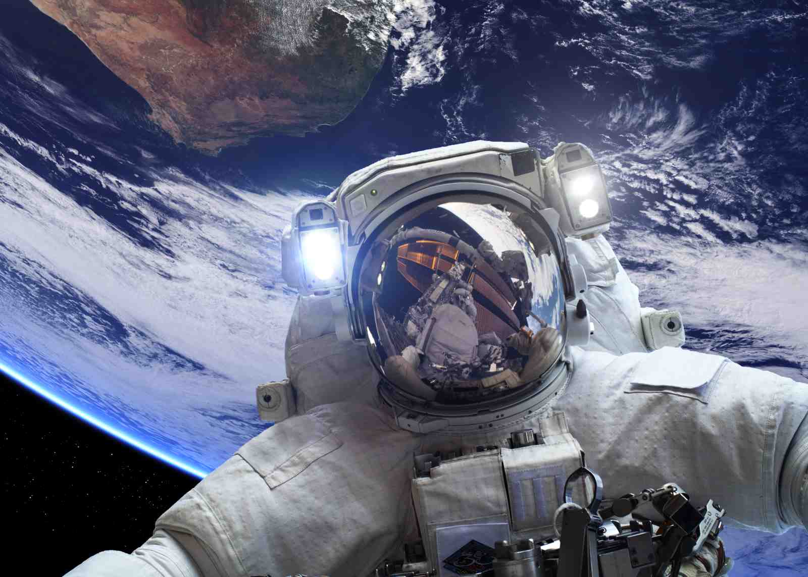 Astronaut Space Selfie Wall Art