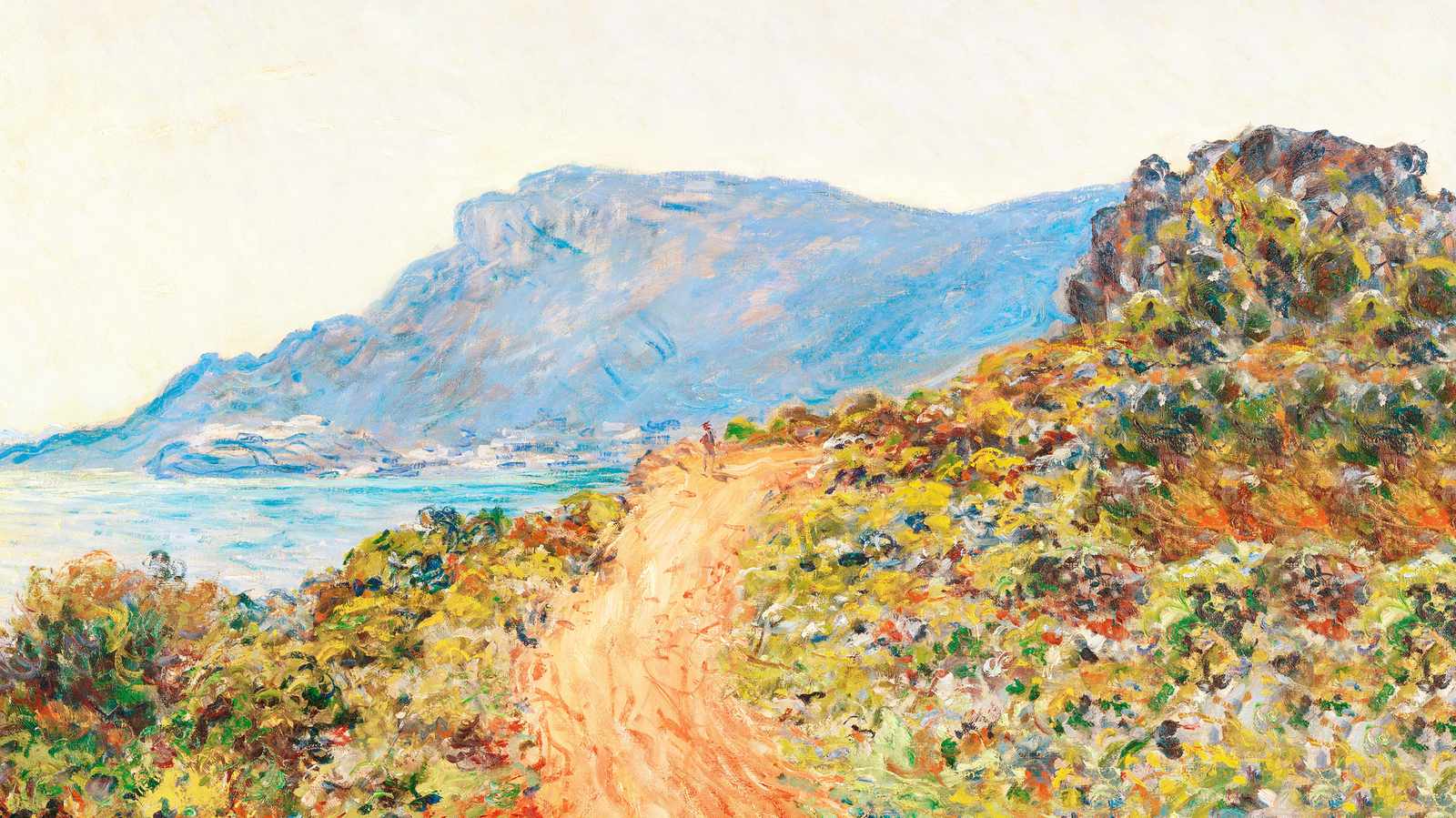 Coastal Path Impressionist Landscape Wall Art