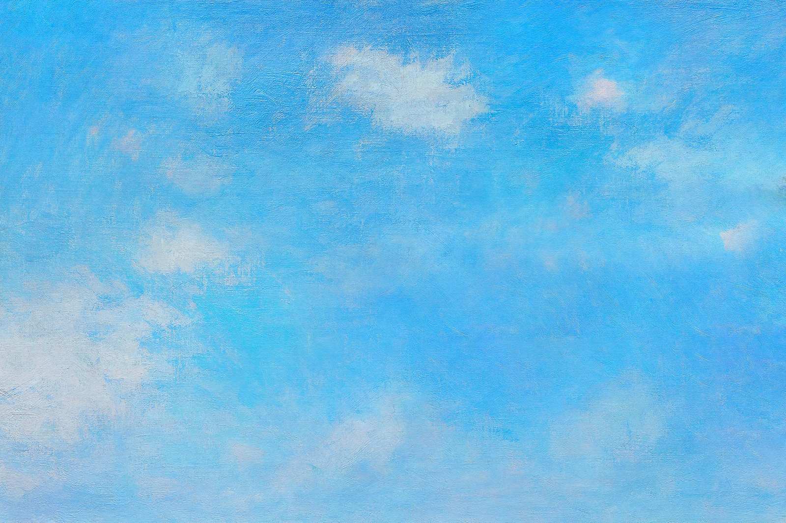 Serene Sky Abstract Blue Wall Art
