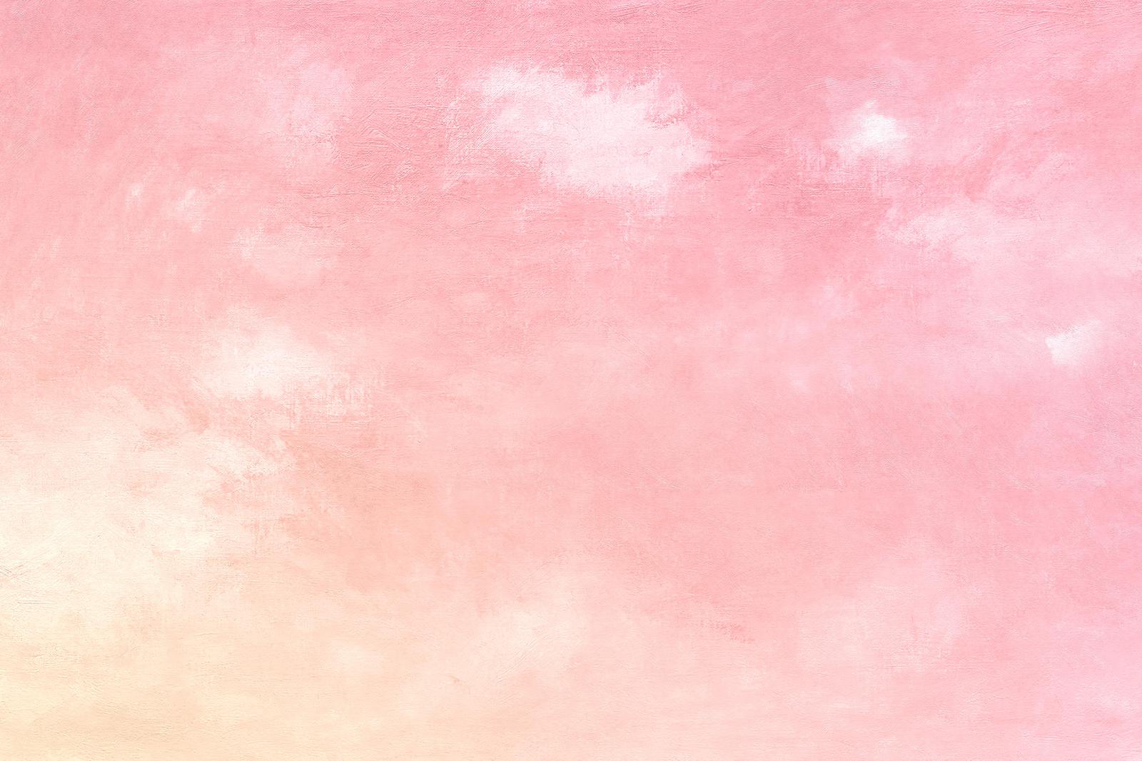 Soft Pink Cloud Abstract Wall Art