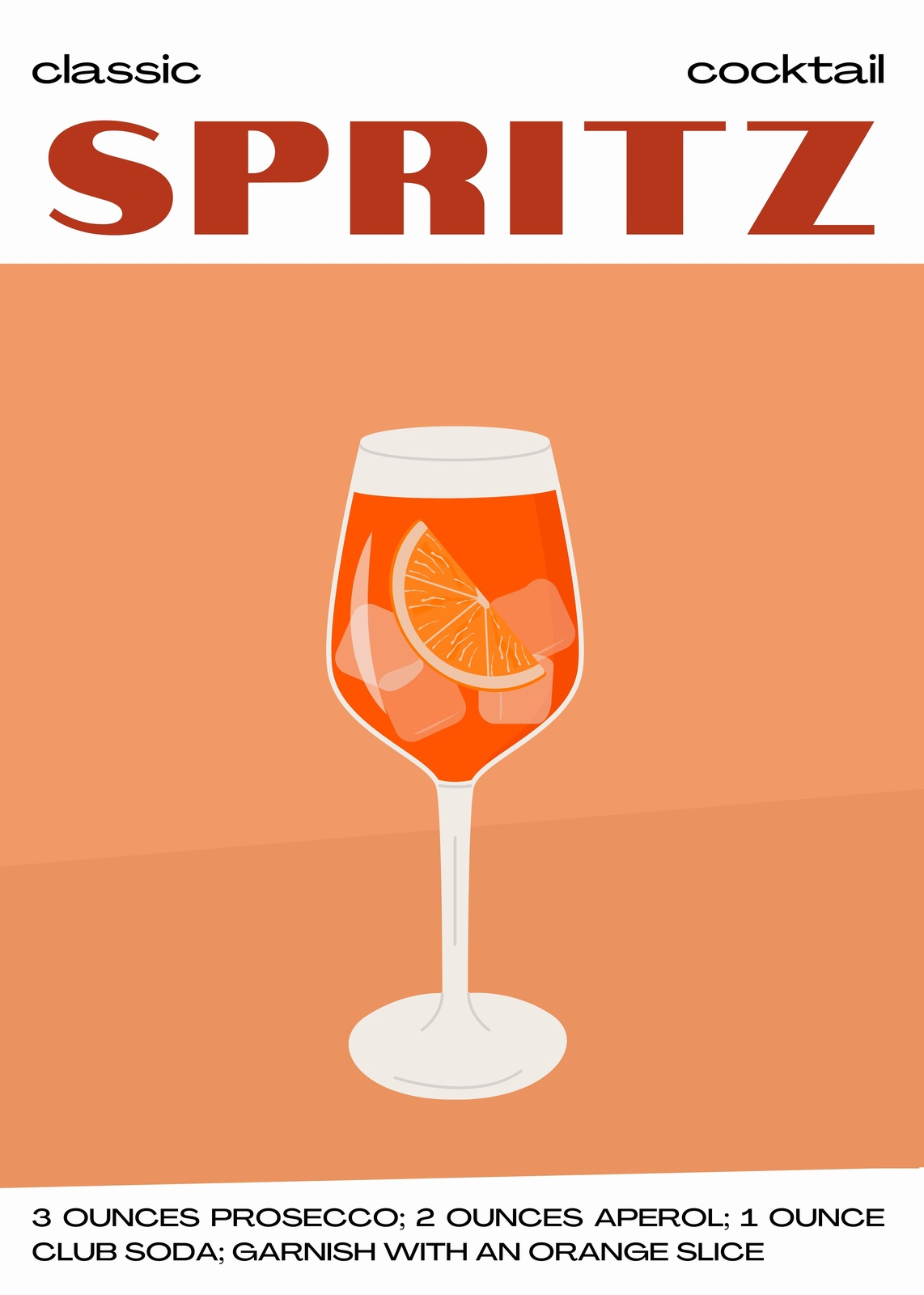 Vibrant Spritz Cocktail Wall Art