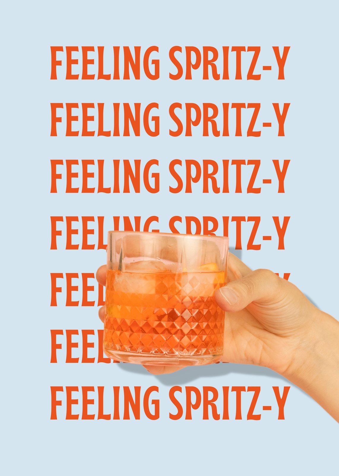Feeling Spritzy Orange Drink Wall Art