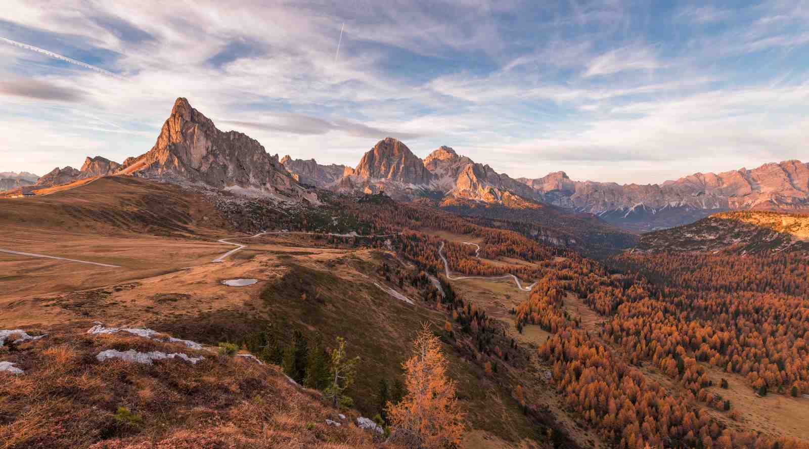 Majestic Mountain Valley Autumn Wall Art