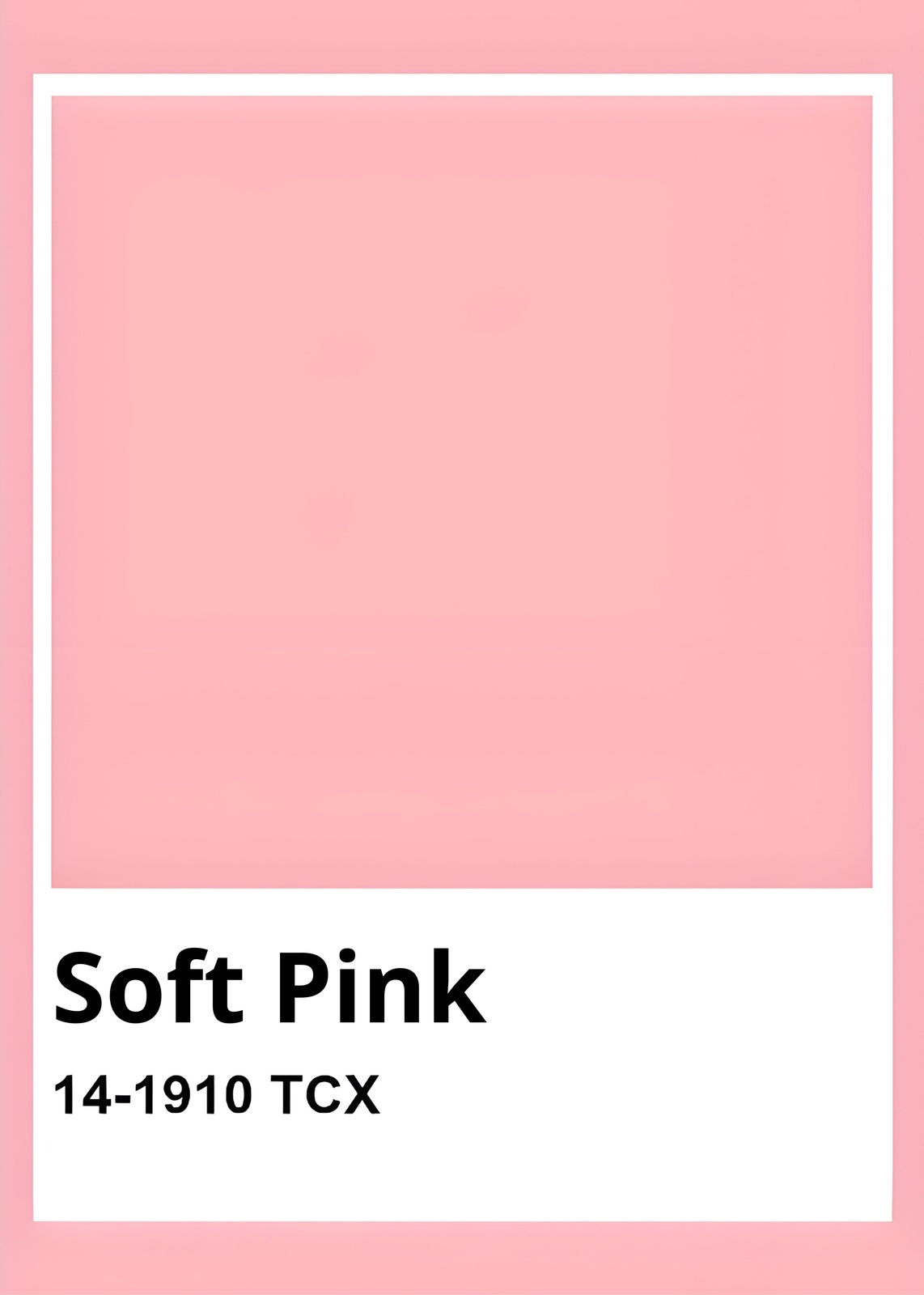 Soft Pink Gradient Wall Art Wall Art