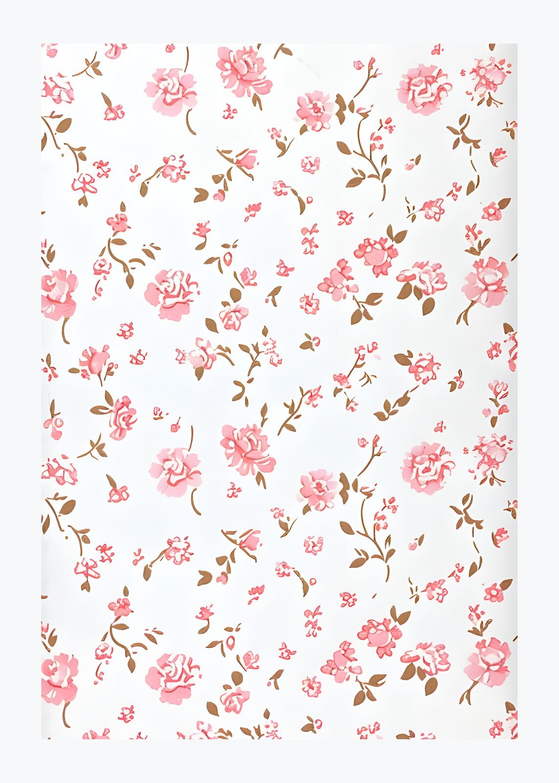 Vintage Rose Bouquet Floral Wall Art