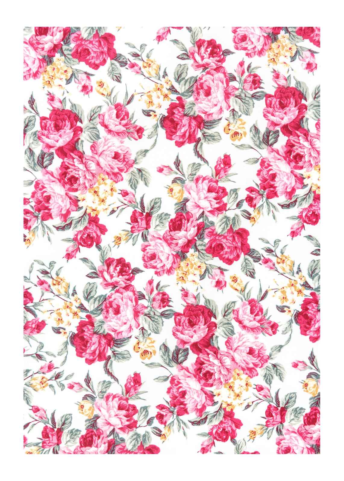 Vintage Rose Floral Wall Art Wall Art