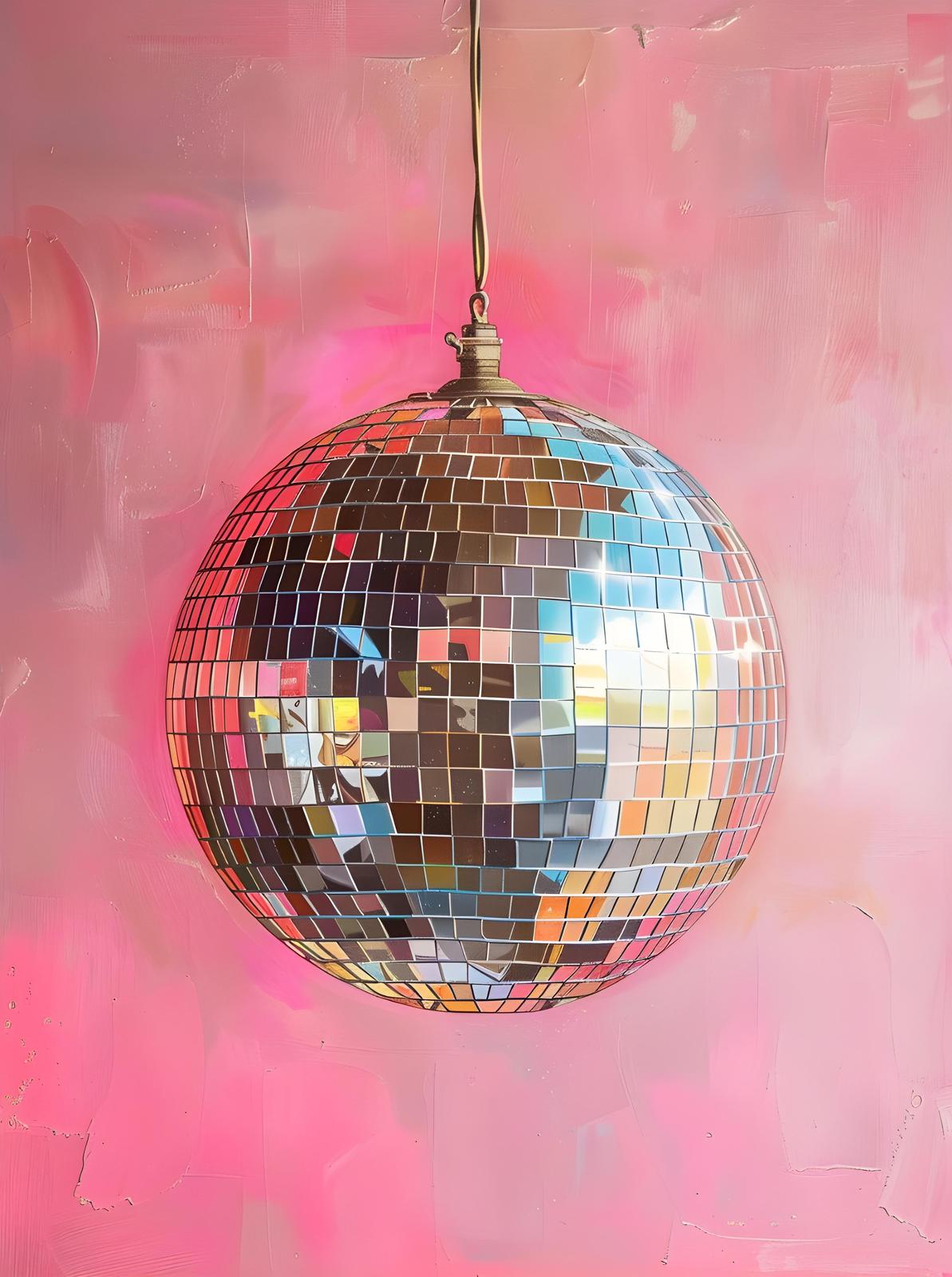 Disco Ball Dream Wall Art