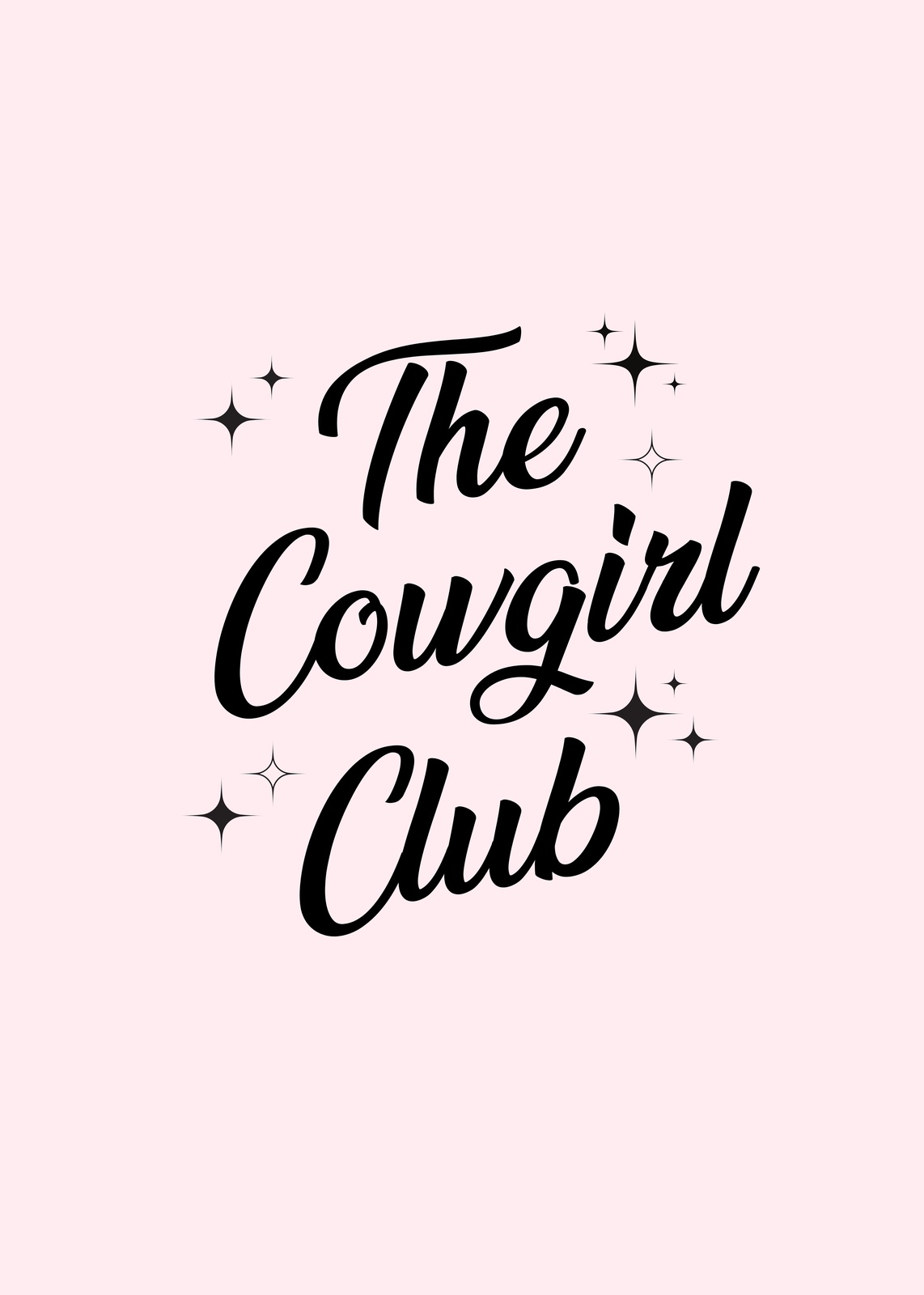 The Cowgirl Club Sparkle Wall Art