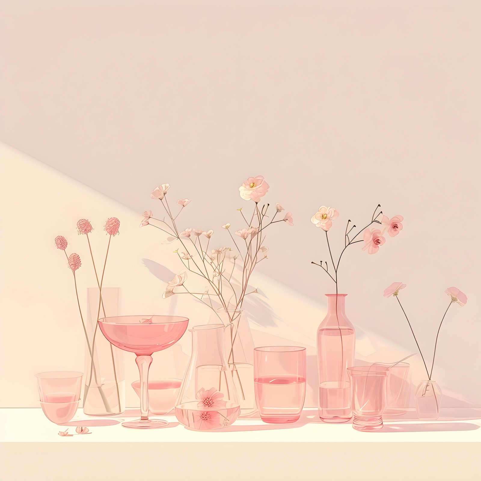 Pastel Floral Still Life Wall Art