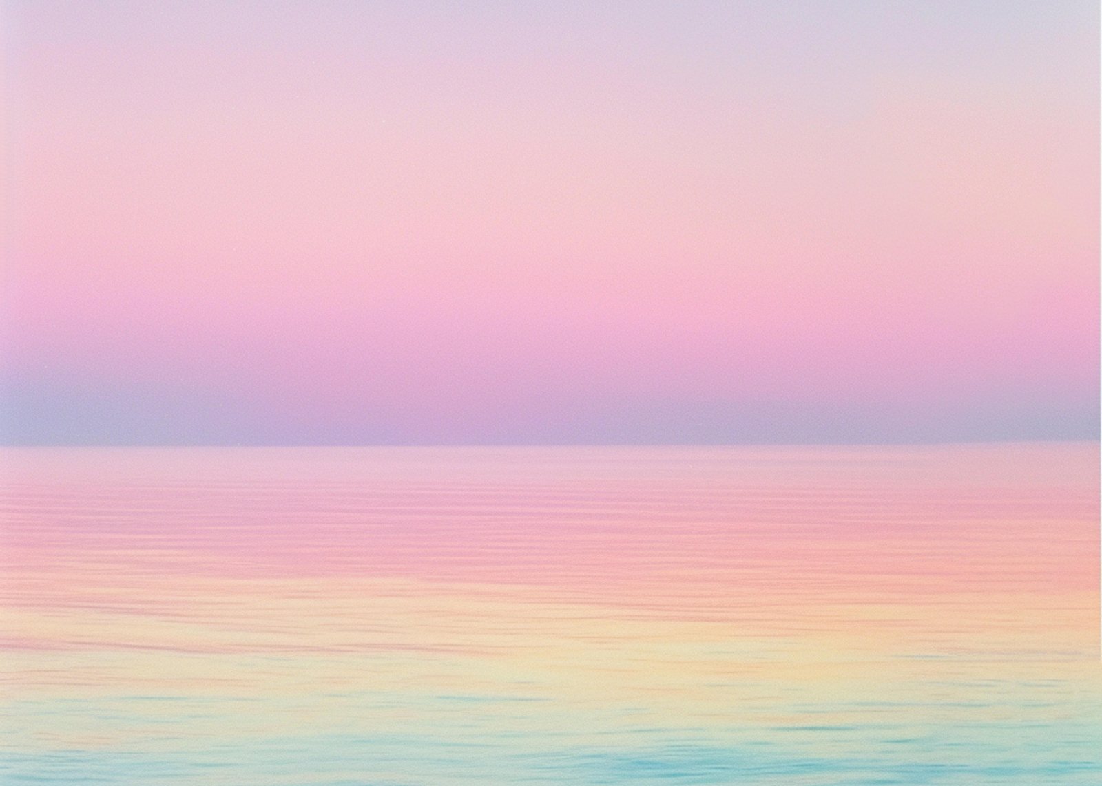 Pastel Ocean Horizon Wall Art