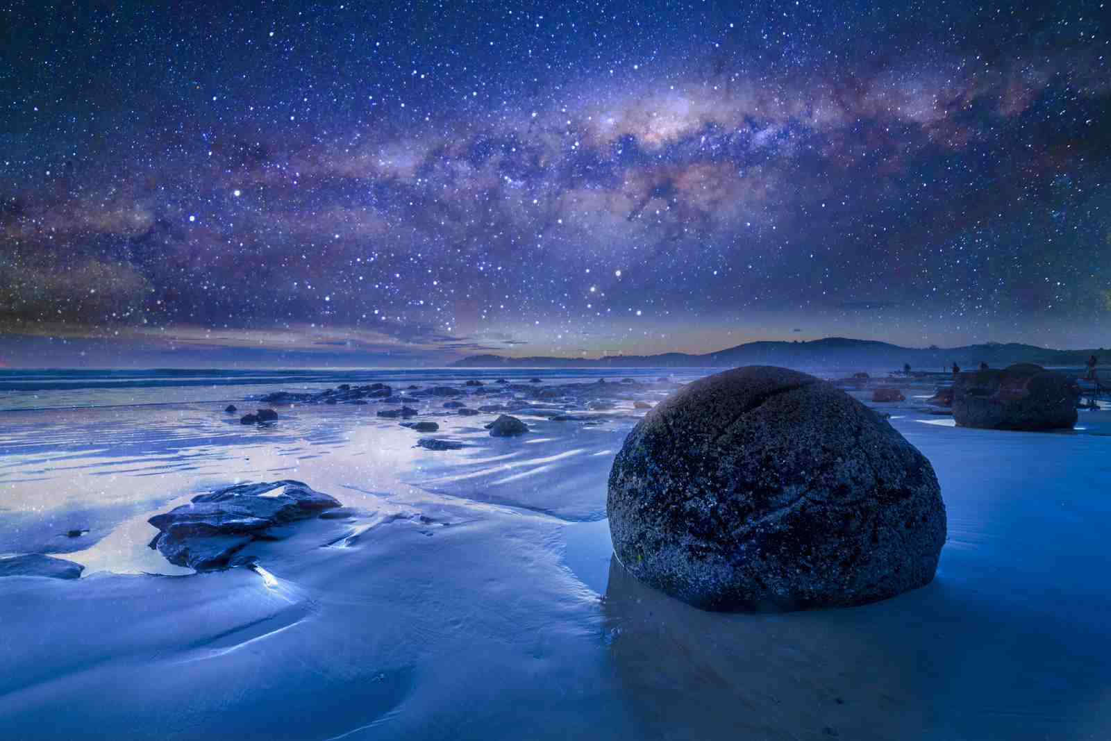 Milky Way Beach Landscape Wall Art
