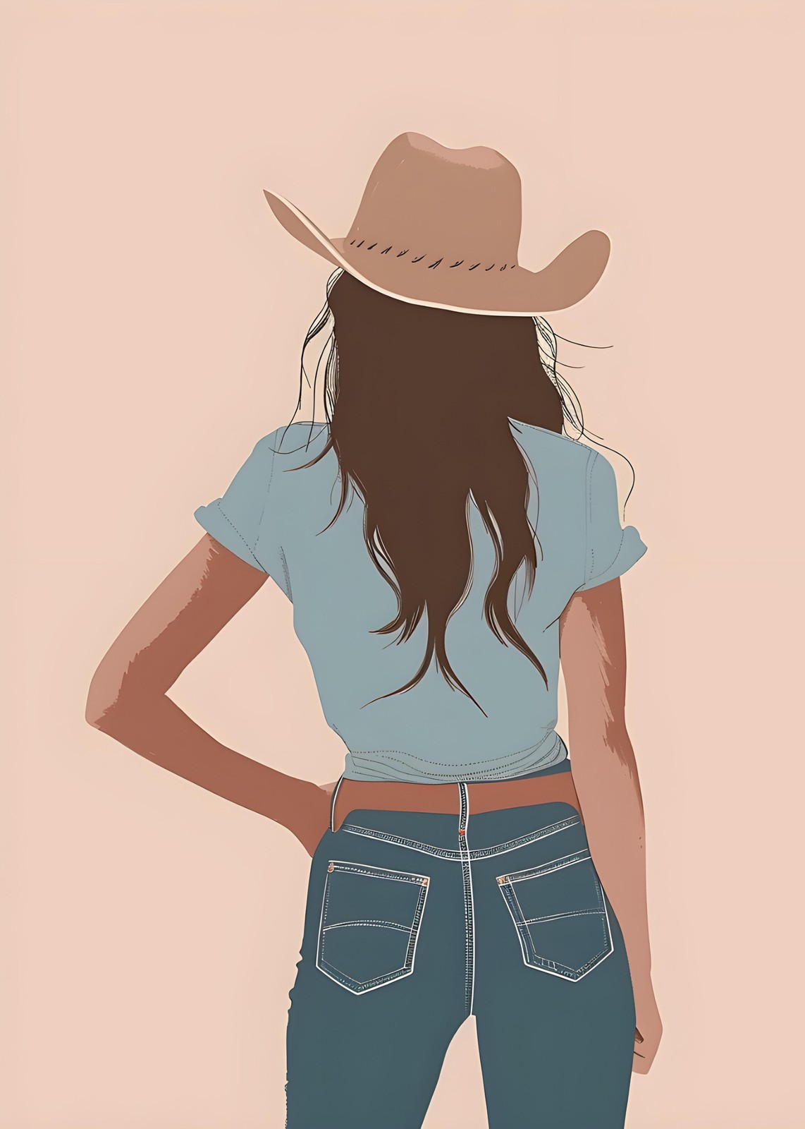 Cowgirl Style Boho Western Wall Art