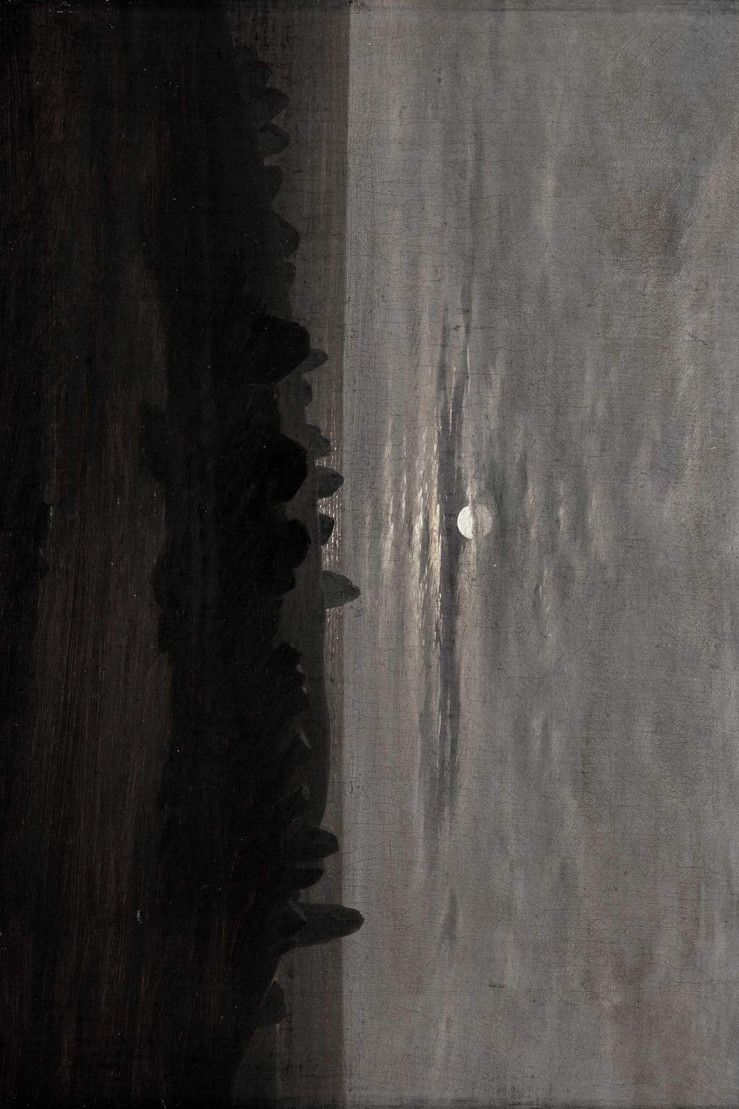 Mysterious Moonlit Landscape Wall Art