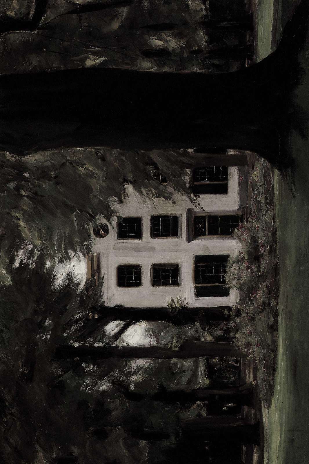 Enigmatic White House Dark Ambiance Wall Art