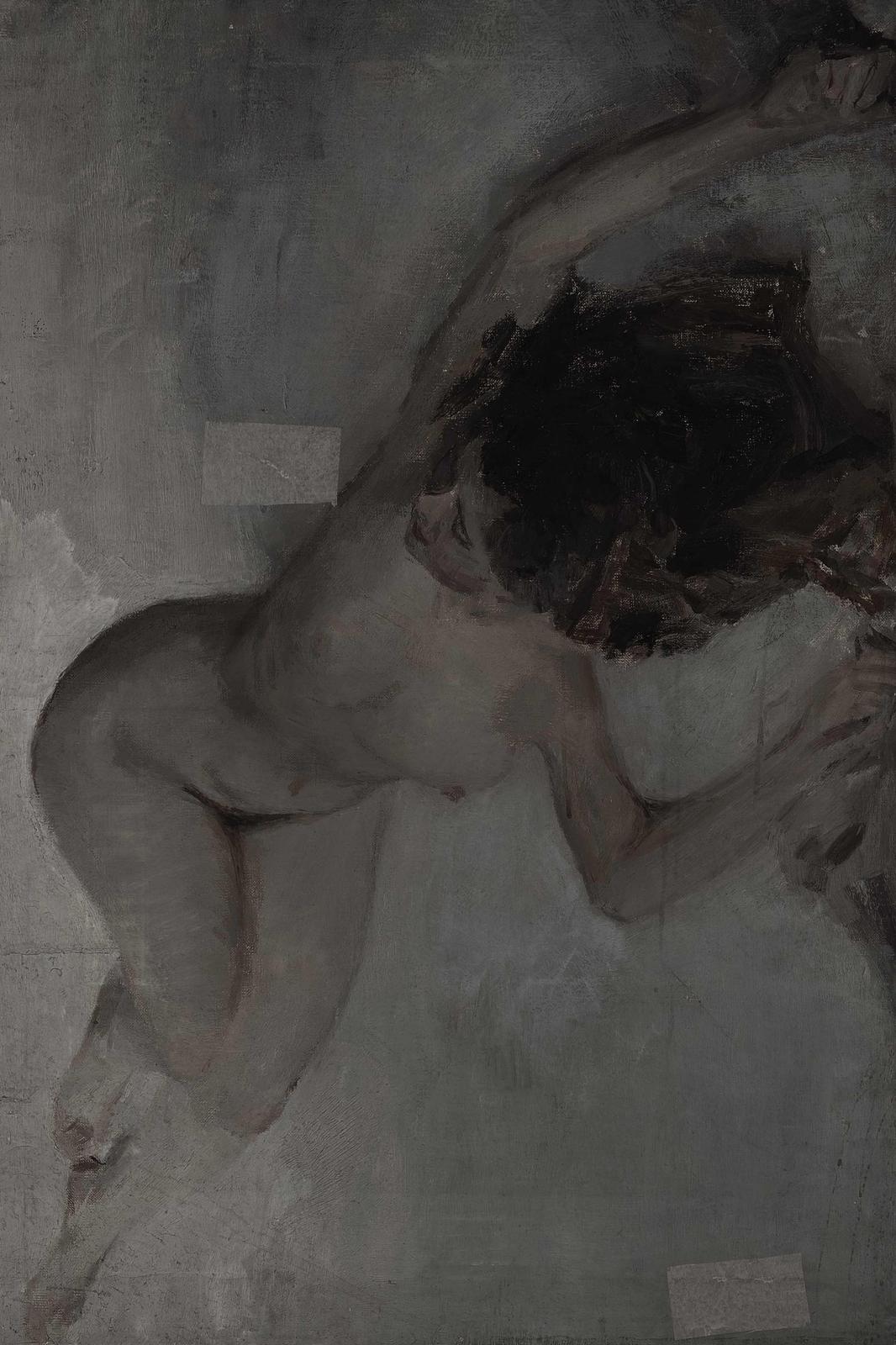 Moody Figurative Nude Art Wall Art