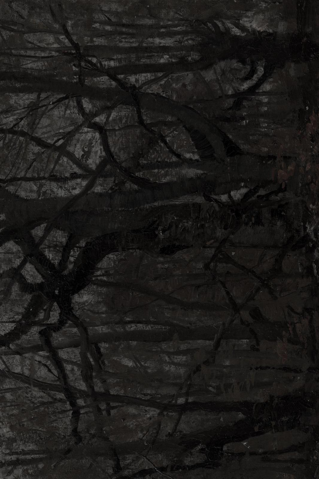 Moody Forest Abstract Wall Art