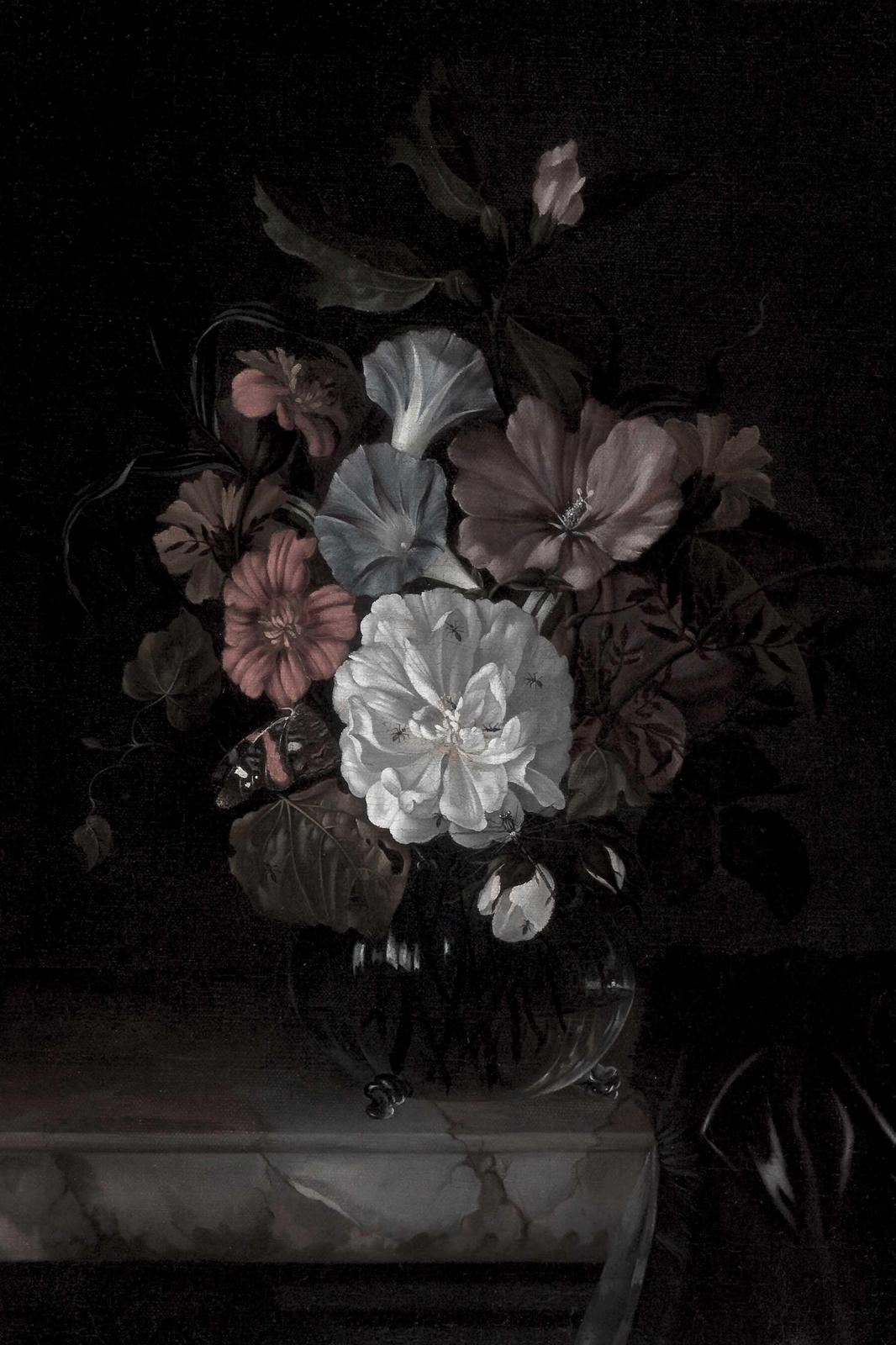 Dark Floral Masterpiece Wall Art