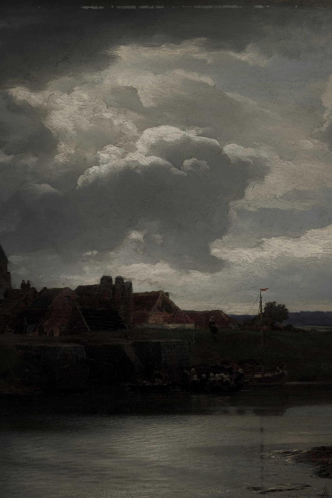 Dramatic River Landscape Wall Art