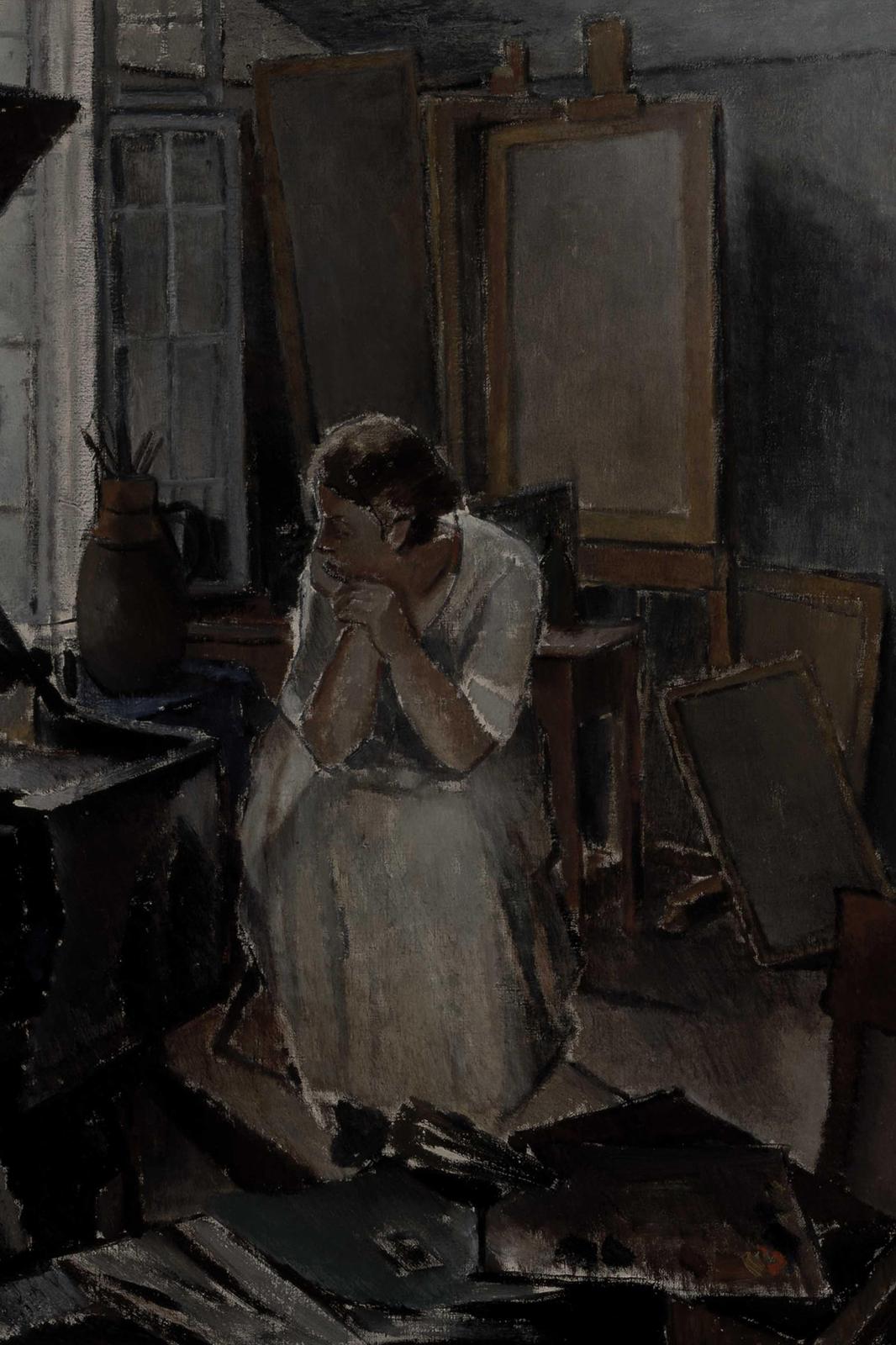 Melancholy Artist Studio Wall Art