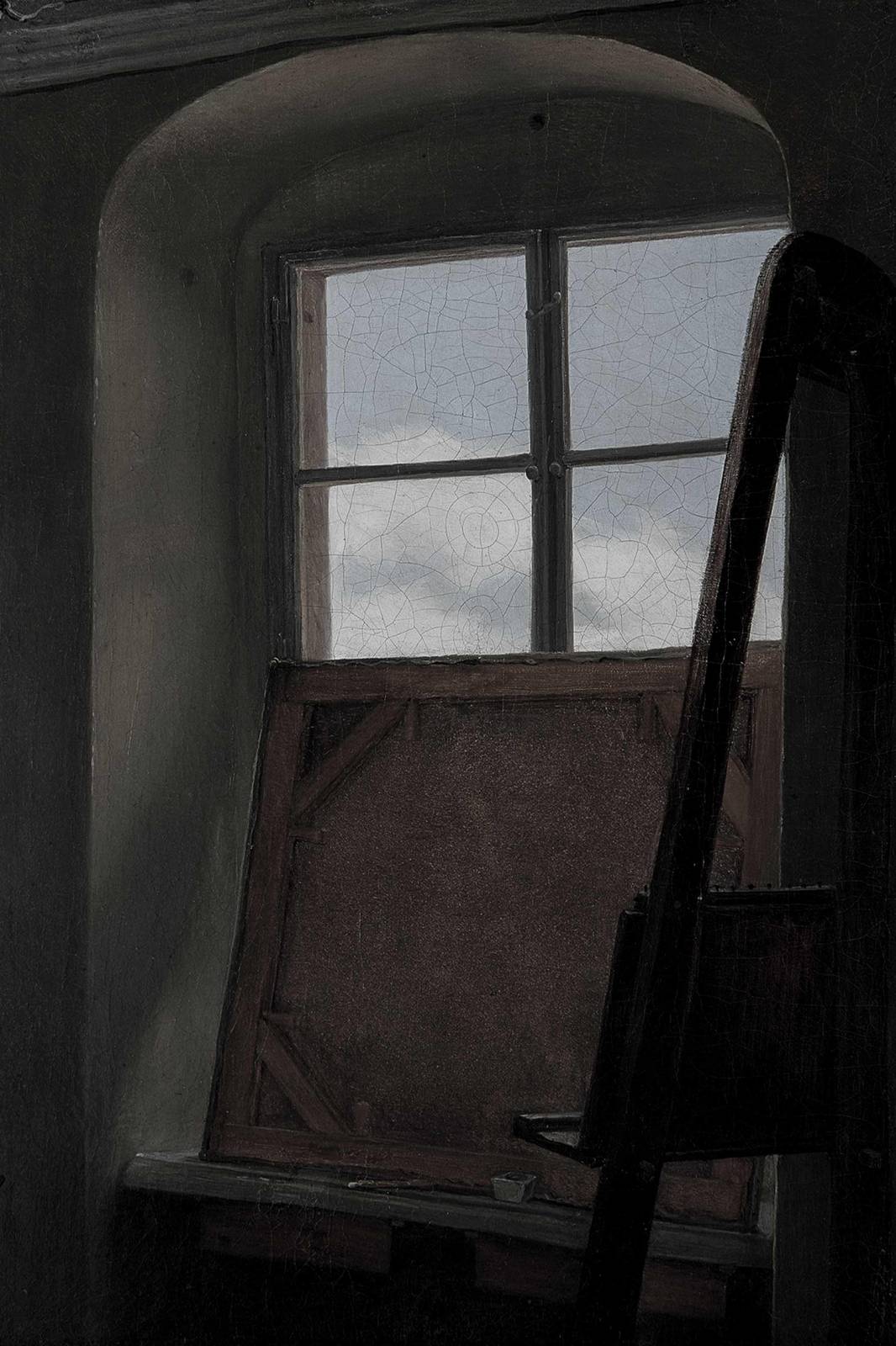 Artist's Studio Window & Easel Wall Art