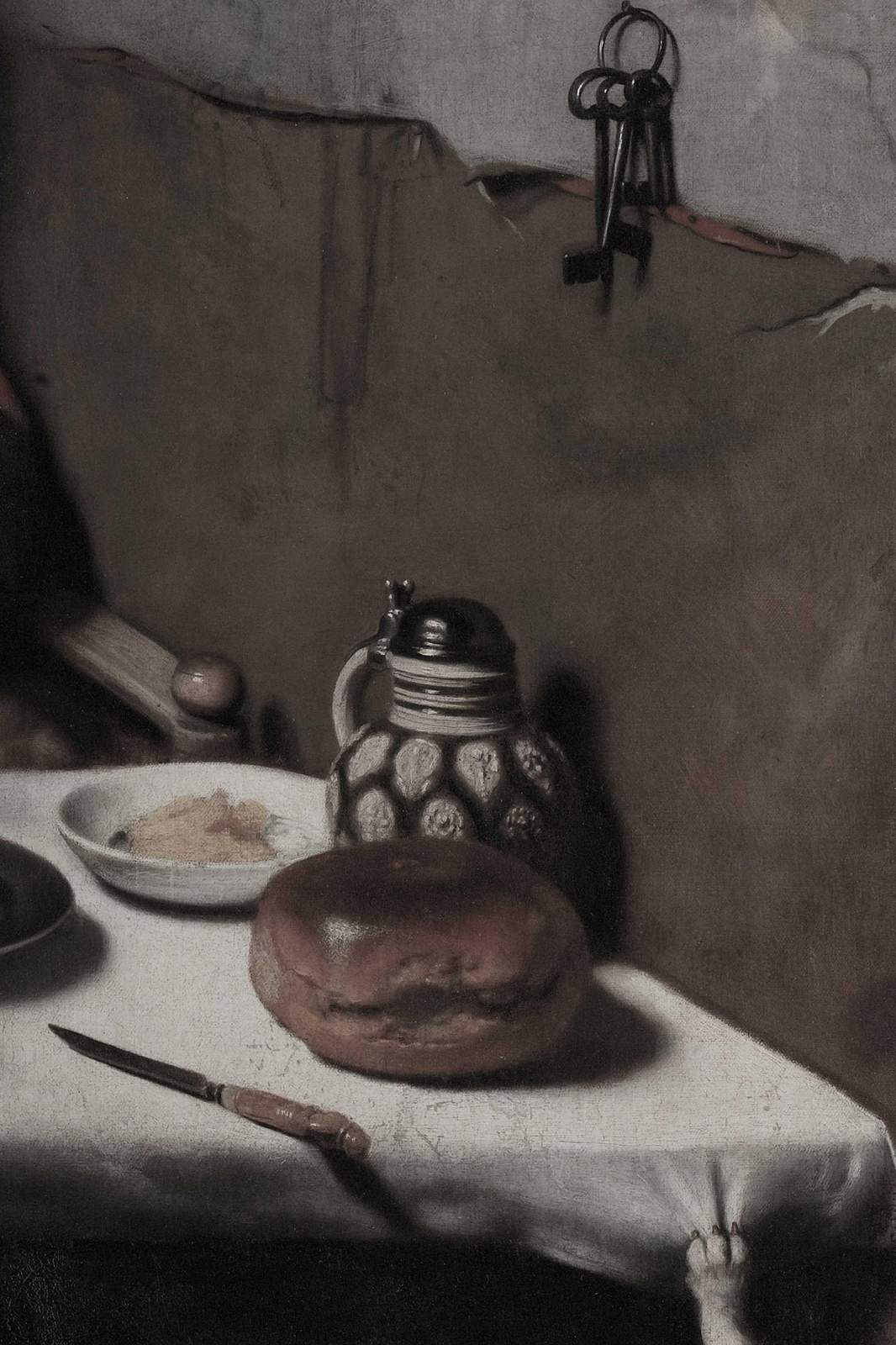 Old Masters Still Life Bread & Keys Wall Art