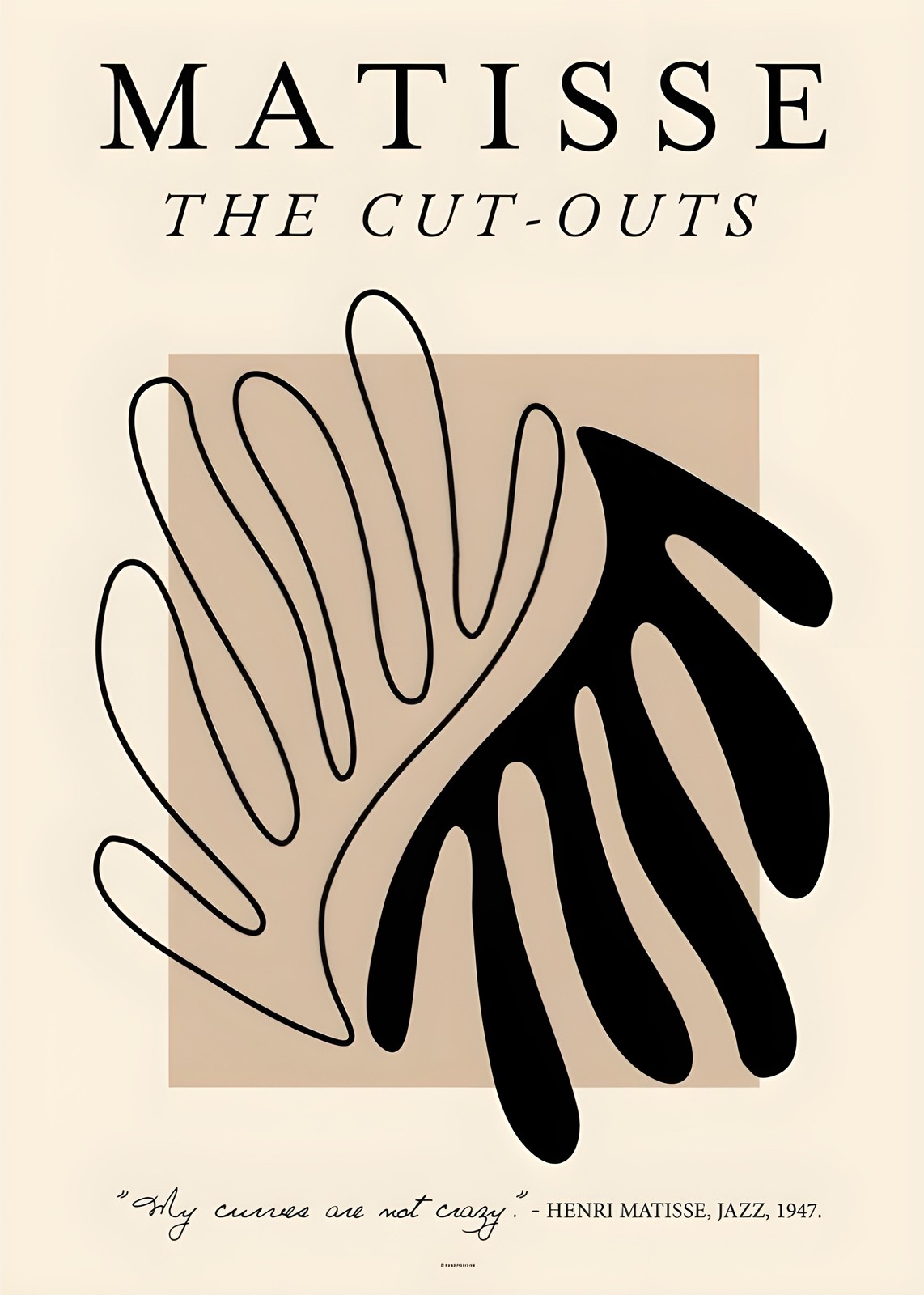 Abstract Leaf Matisse Cut-Outs Wall Art
