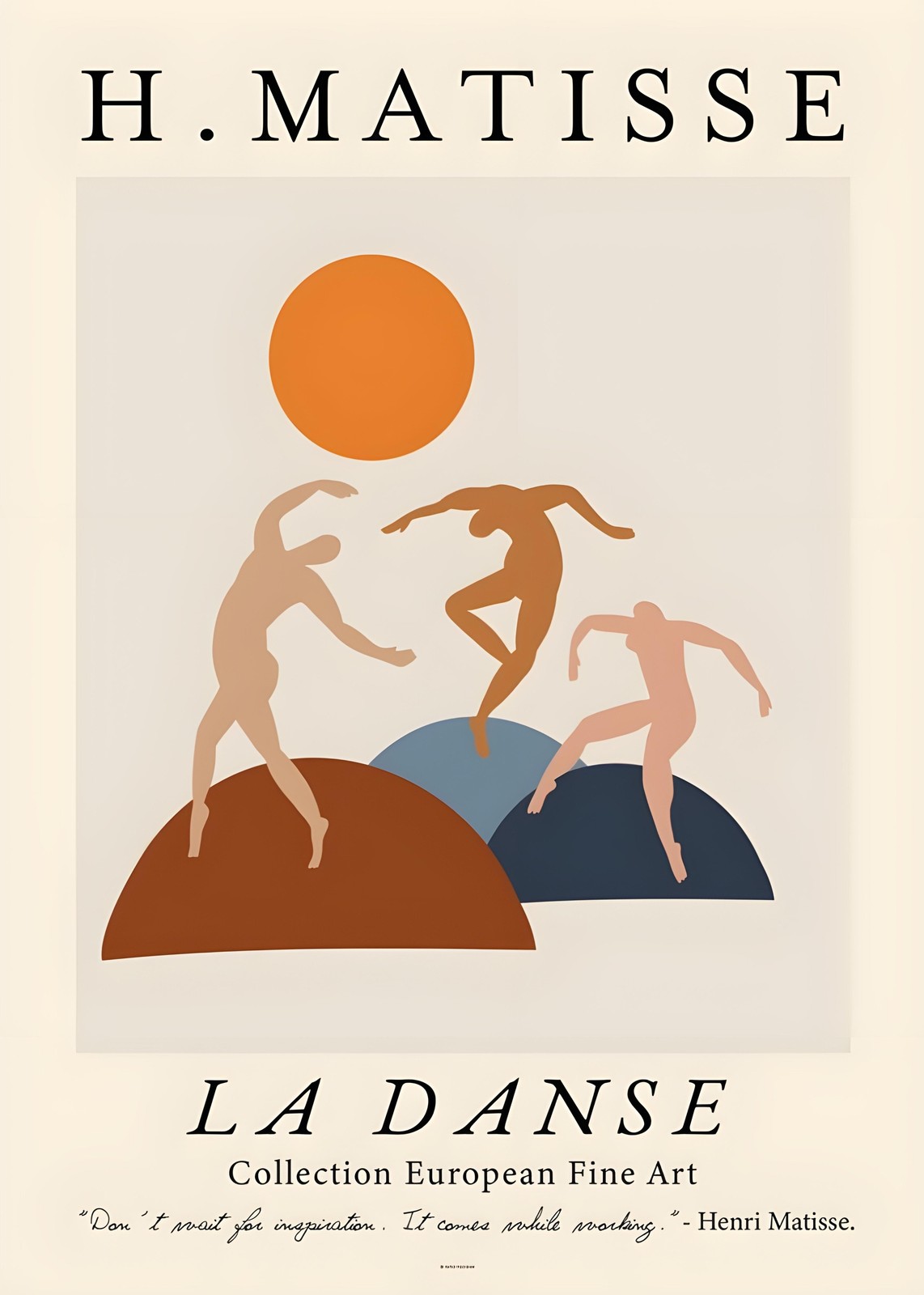 Matisse La Danse Abstract Figures Wall Art