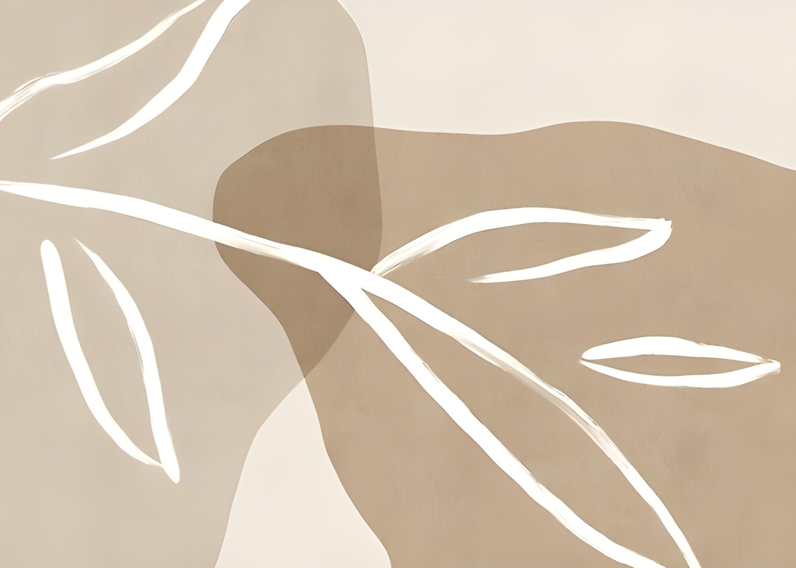 Minimalist Botanical Abstract Wall Art