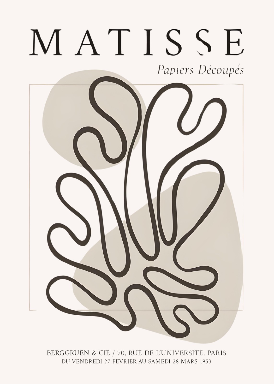 Abstract Matisse Cut-Out Wall Art