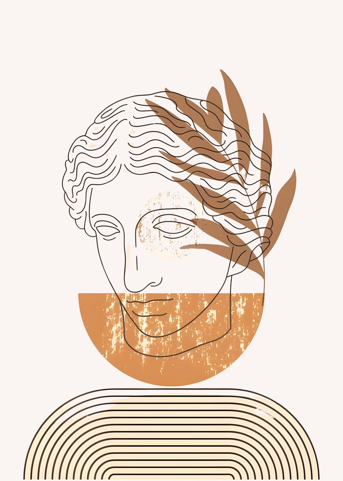 Abstract Muse Boho Line Art Wall Art