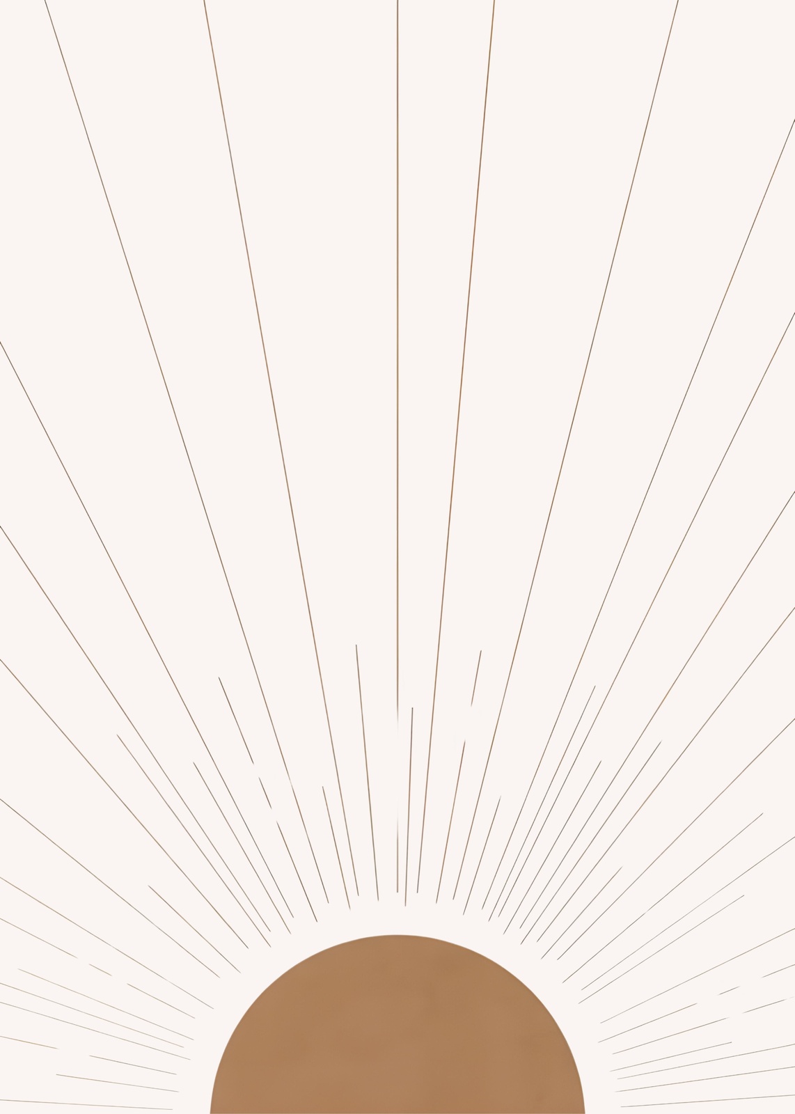 Boho Sunburst Minimalist Wall Art
