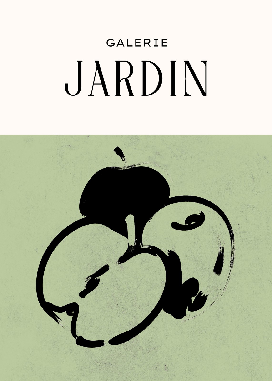 Galeria Jardin Black Apples Minimalist Wall Art
