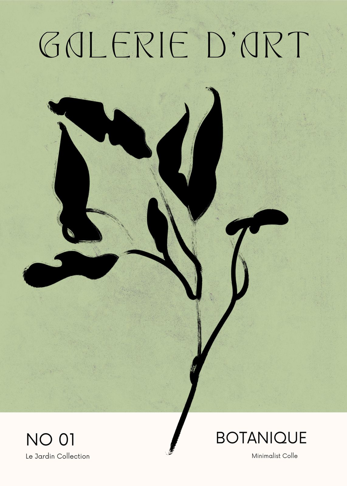 Botanique No 01 Abstract Floral Wall Art
