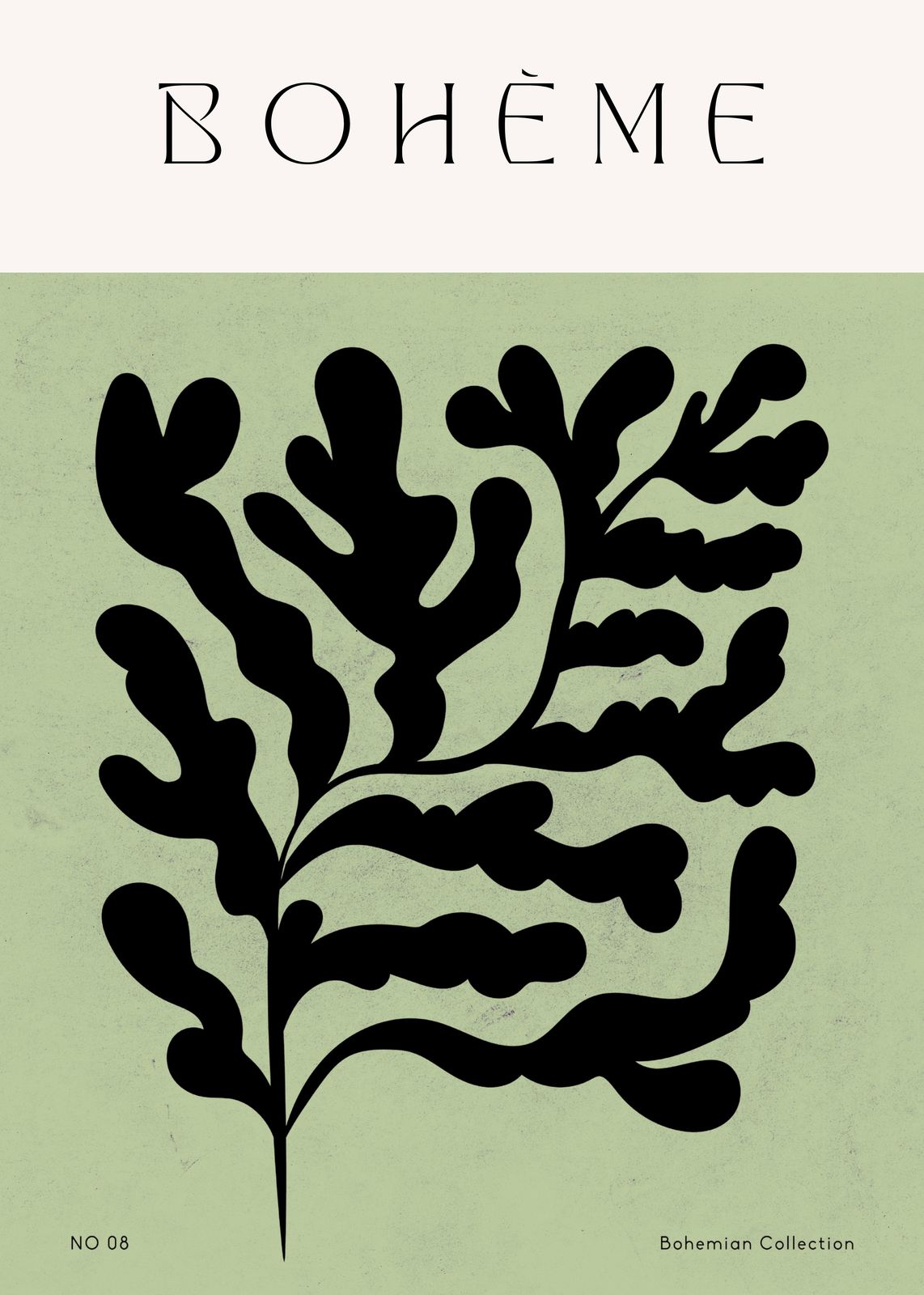 Bohemian Abstract Plant Wall Art