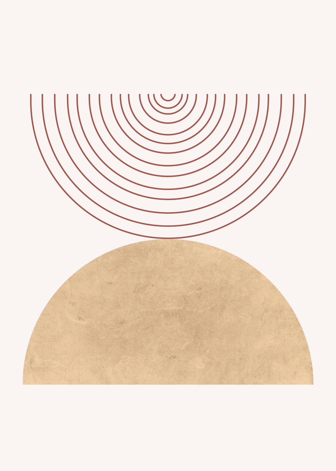Abstract Geometric Mid-Century Modern Wall Art