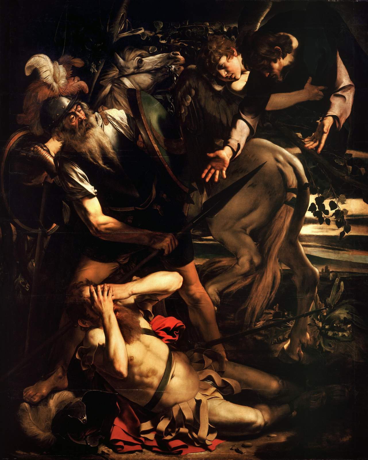 Caravaggio's Conversion of Saint Paul Wall Art