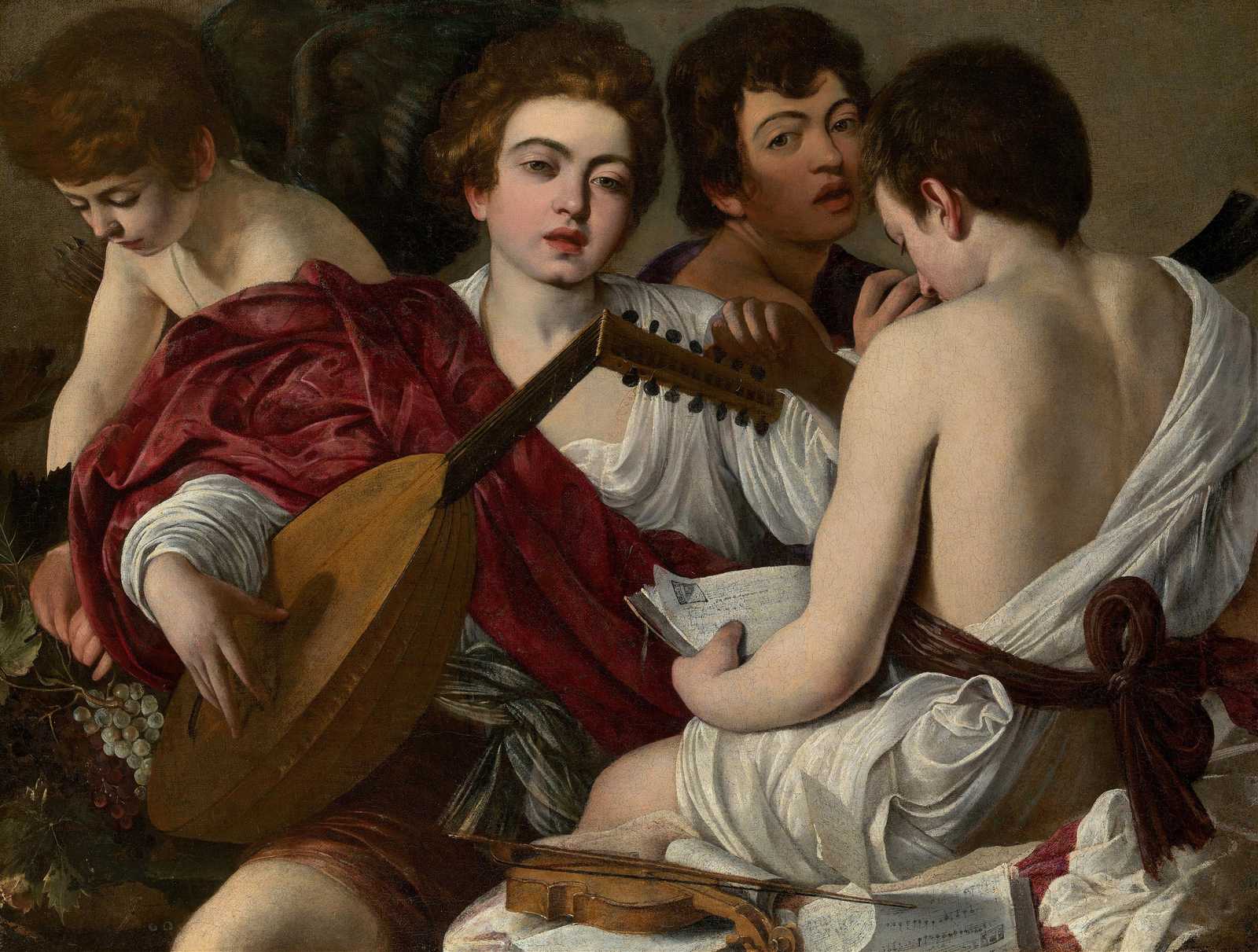 Caravaggio Boys Playing Music Wall Art