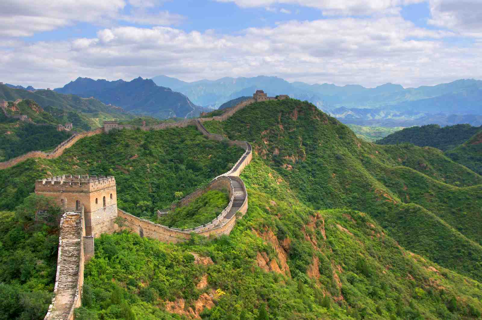 Majestic Great Wall of China Landscape Wall Art