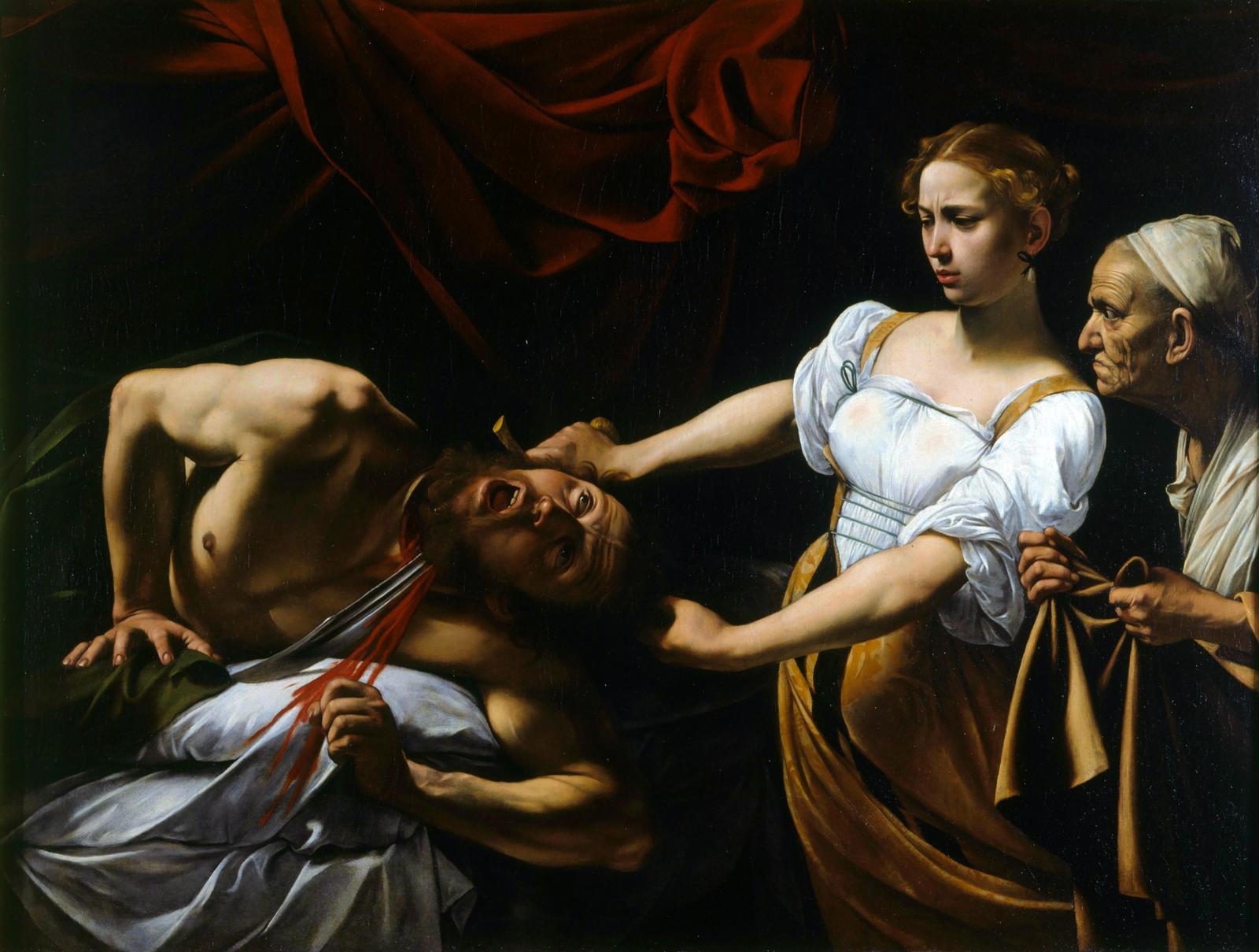 Dramatic Judith Beheading Holofernes Wall Art