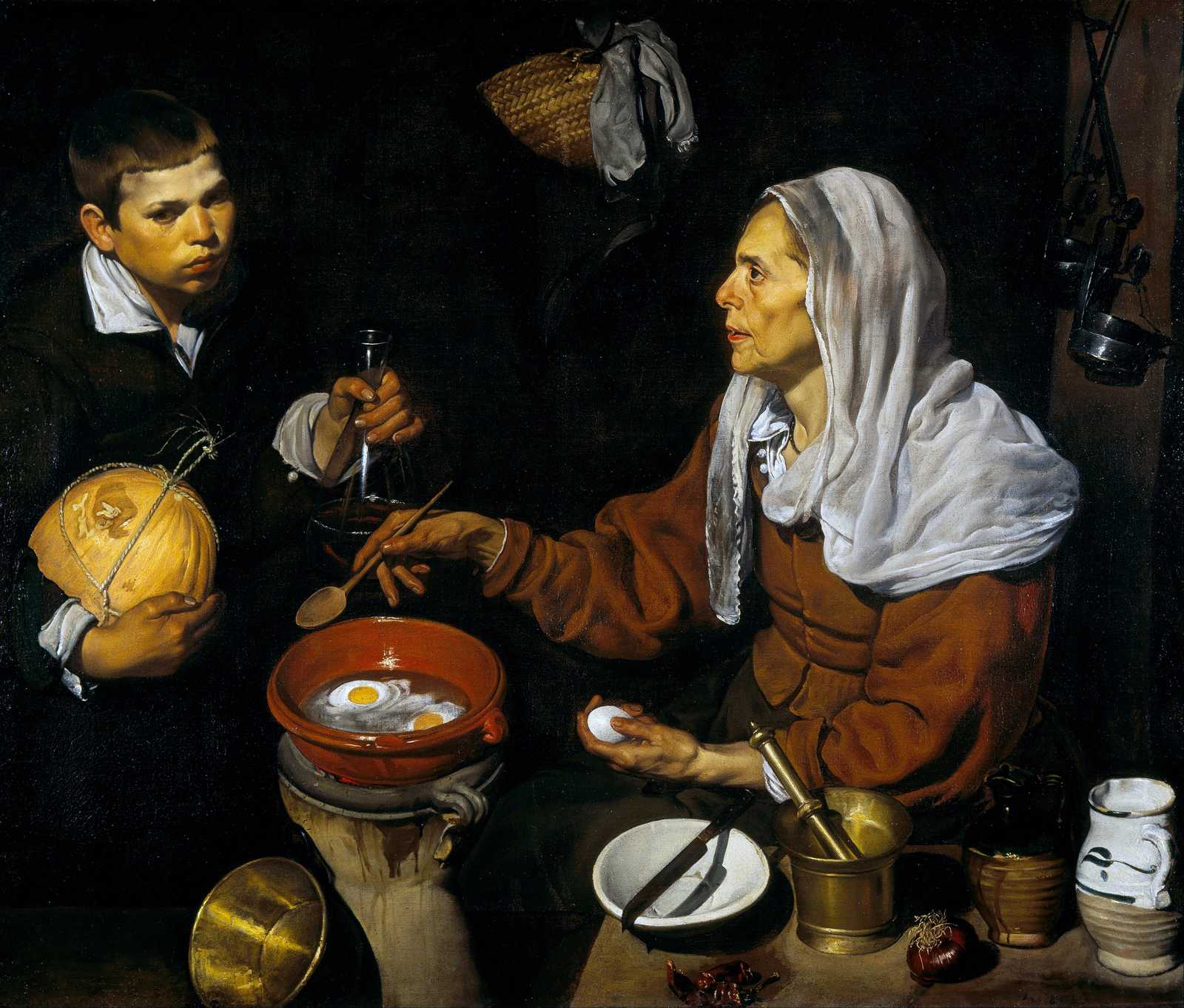 The Kitchen Maid's Morning Egg Wall Art